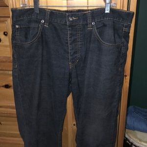 Men’s Vintage Style Black Corduroy Pants